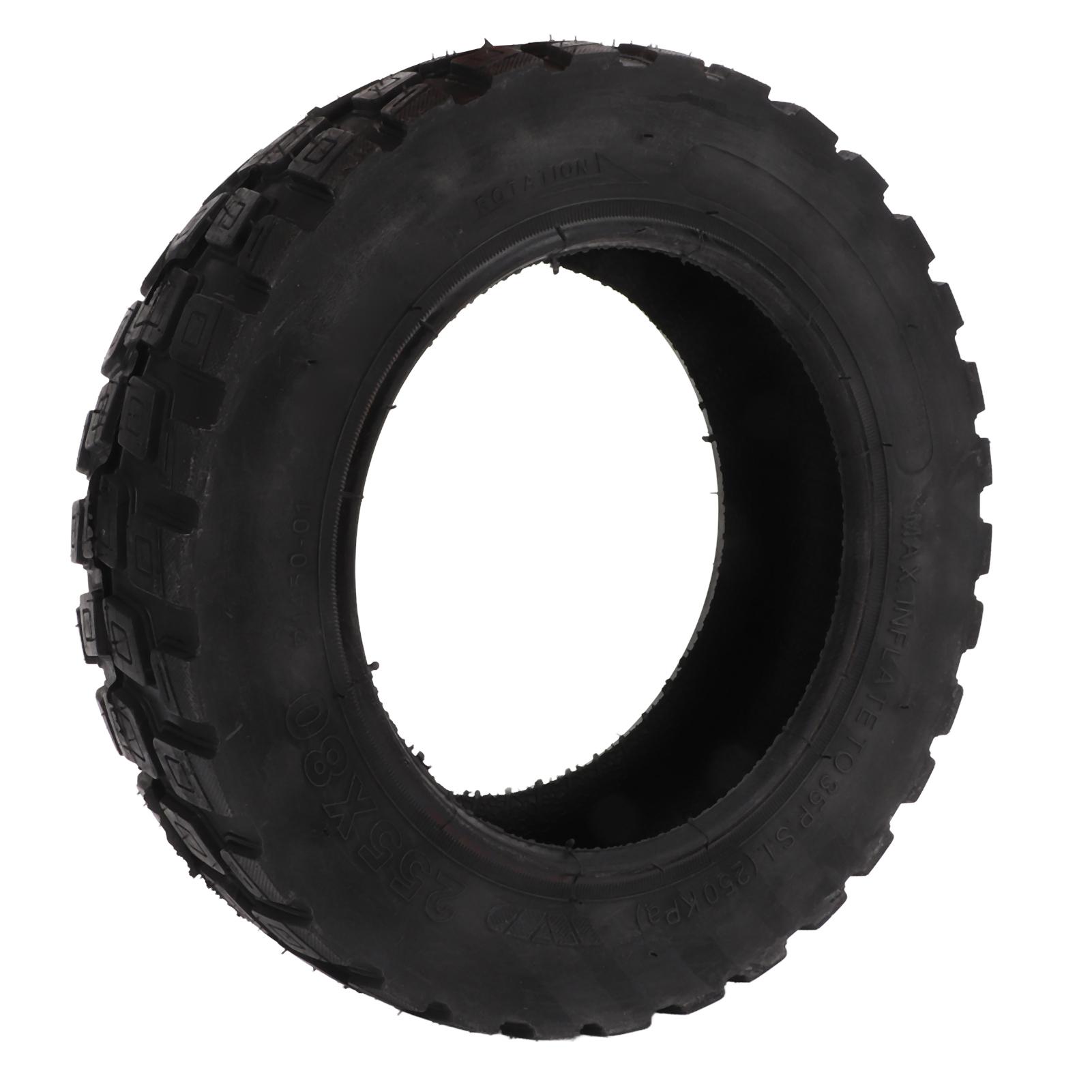 

Scooter Vacuum Tire Rubber Electric Scooter Tire Replacement for 255x80 10in Cross Country Scooter