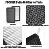 2 Pcs Air Filter Element Car Modify Accessories for Tesla Model 3 Cabin Air FilterAuto Spare Parts