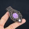Purpurite Jewelry, 999 Copper Wire Wrapped Pendant Handmade Gemstone Jewelry, Gifts For Wife Brand New Pendant