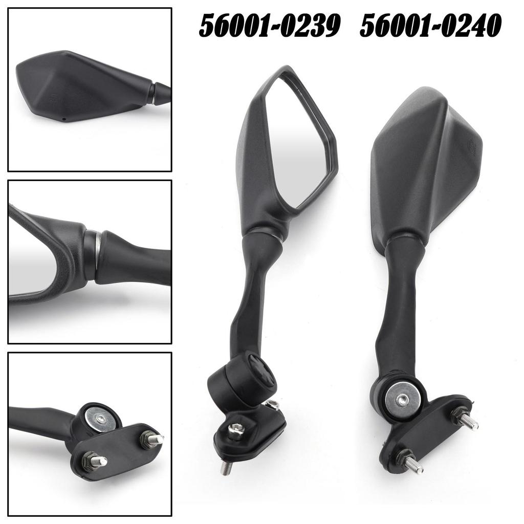 Motocycle Rear View Mirrors For Kawasaki Ninja ZX6R 636 300R EX300 250 2013-2017