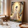 Disney Snow White Pearl Canvas Decor Set - 5D Artificial Pearl Jigsaw Puzzle Embroidered Home Decorative Handmade Gift