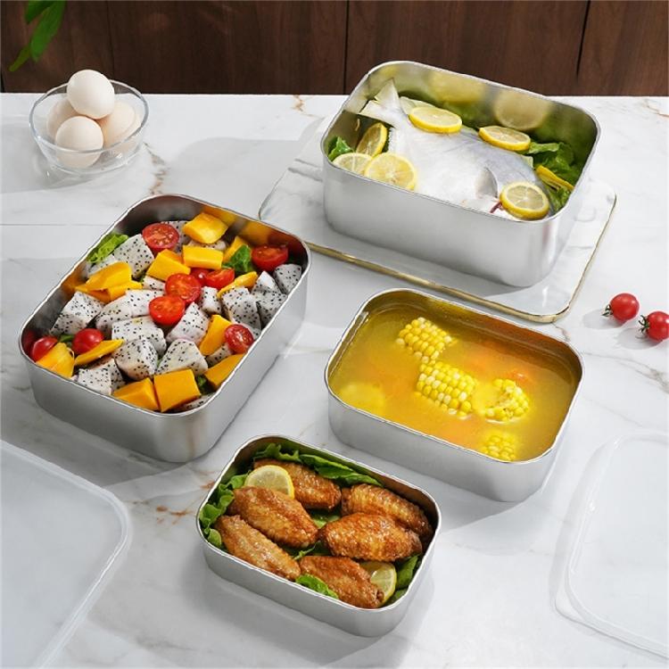 Praktische Kühlschrank-Lebensmittelaufbewahrungsbehälter Große Kapazität Beheizte Lunchbox für einfachen Transport und Frische Mahlzeiten auf Reisen