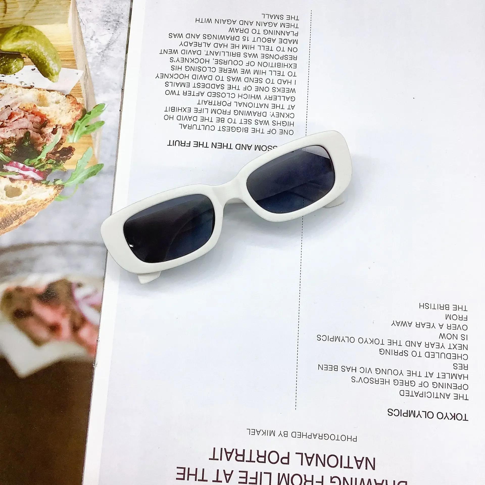 

Детские милые винтажные матовые прямоугольные солнцезащитные очки для отдыха на природе для девочек и мальчиков милые солнцезащитные очки защитные классические детские очки UV400