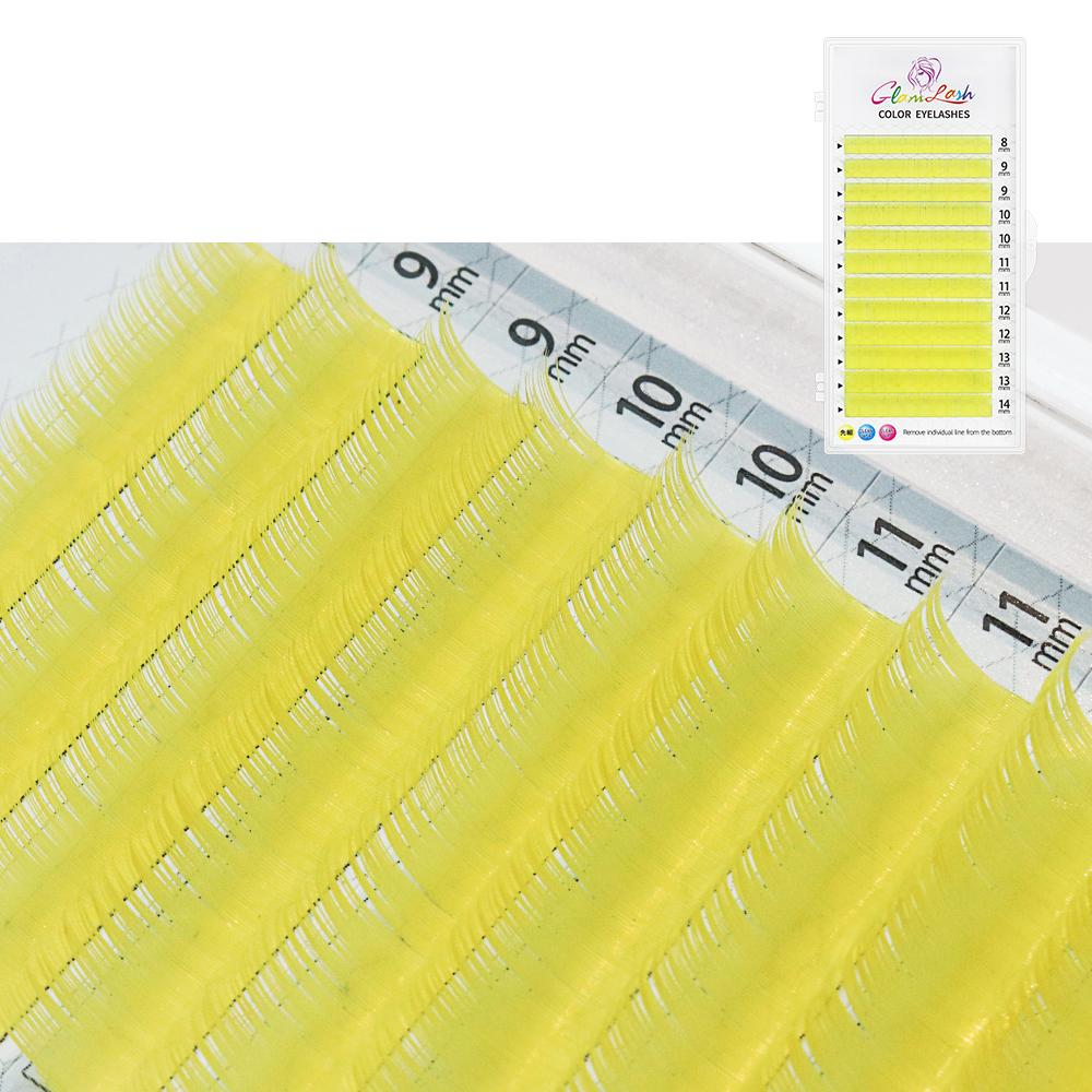 Цветные ресницы Литературные Моранди Серые Индивидуальные натуральные накладные красочные ресницы C&0.07mm&8-14mm MIX