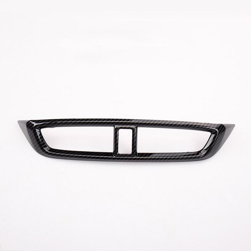 For Honda Crv CR-V 2017-   Car Center Control Air Condition Vent Outlet Frame Cover Trim Strip Sticker Accessories