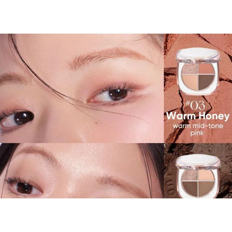 Judydoll - Glazed 4-Shade Eyeshadow Palette - 3 Colors