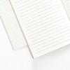 6 Pcs A4 Kraft Paper Notebook,36 Sheets 72 Pages/Book Horizontal Line Blank Grid Inner Page Student Learning Testbook QP-66