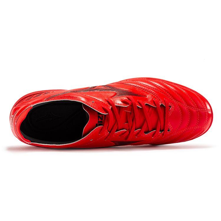 Mizuno Morelia Neo 3 AS Round Toe Lace-Up TF (Rubber Studs) Slip-Resistant Durable Balanced Soccer Shoes Men Soccer Shoes Red P1GD208460