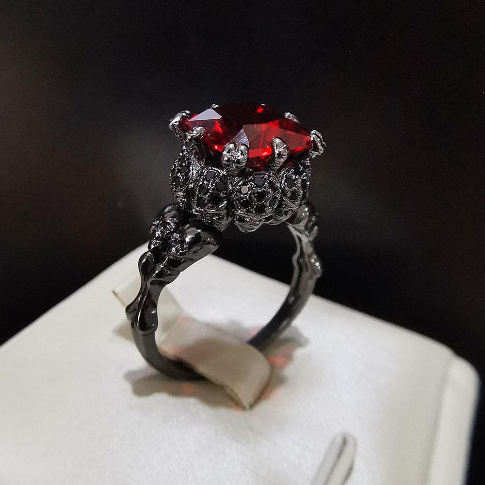 Punk Skull Halloween Rings