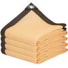 Beige Sunshade Net Easy to Install Black Sunshade Net for Balconies Courtyards And Swimming Pools UV-resistant Awnings