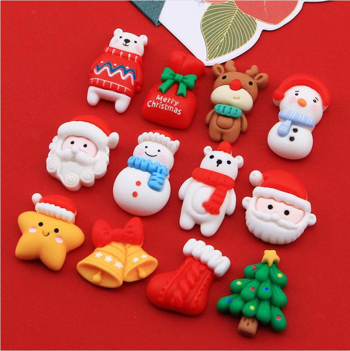 

12pcs Cartoon Creative Christmas Gifts Santa Claus Refrigerator Magnets Magnetic Clasp Personality Magnet Magnet Home Decore