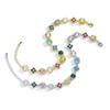 Hip Hop Dopamine Color Zircon Clover Bracelet Exquisite Trendy Men'S And Women'S Adjustable Jewelry