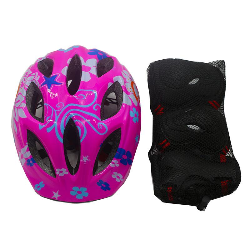 7-piece Set for Children, Children Riding Wheelsliding Balance Bike, Sliding Bike, Outdoor Sports Protective Helmet Protective Gear