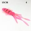 1Pcs Silicone Fishing Tackle Swimbait Squid Baits Artificial Lures Fishing Lure Soft Bait