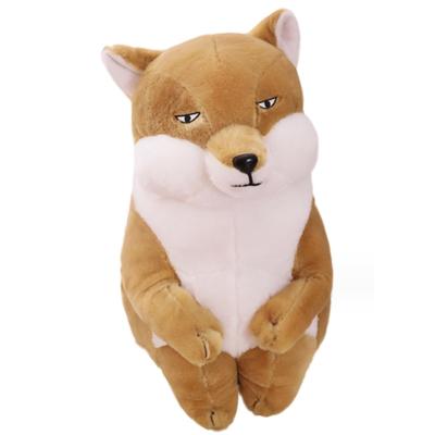 Dotcom Prime Large Body Pillow, Cute Animal, Fluffy, Perfect for Sleeping Together, Brown Fox Design, 35cm