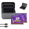2250mAh Battery for Insta360 X4 Air, 8.75Wh Replacement Battery with Fast Charger for Insta 360 X4 Air Action Camera Accessories