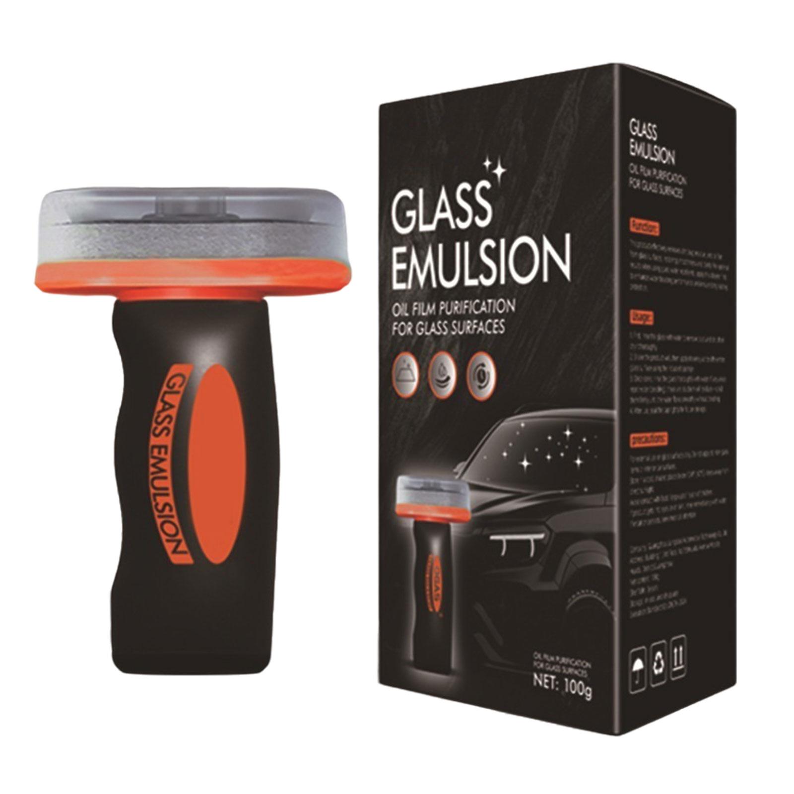 

Glass Oil Film Remover for Car Improves Visibility & Safe Driving Car Windshield Cleaning Brush for Automotive Window/Mirror