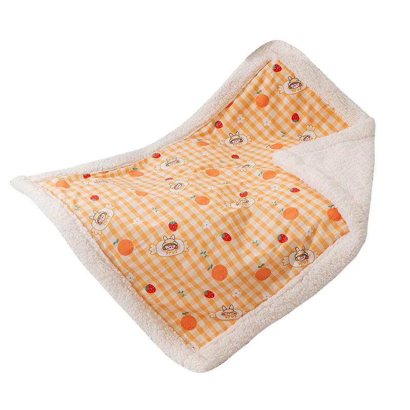 

Утолщенное одеяло для собак, мягкий коврик для кровати для собак, удобный теплый коврик для сна для собак, коврик для маленьких собак, коврик для щенков, одеяло для кошек, товары для домашних животных 30x50cm оранжевый