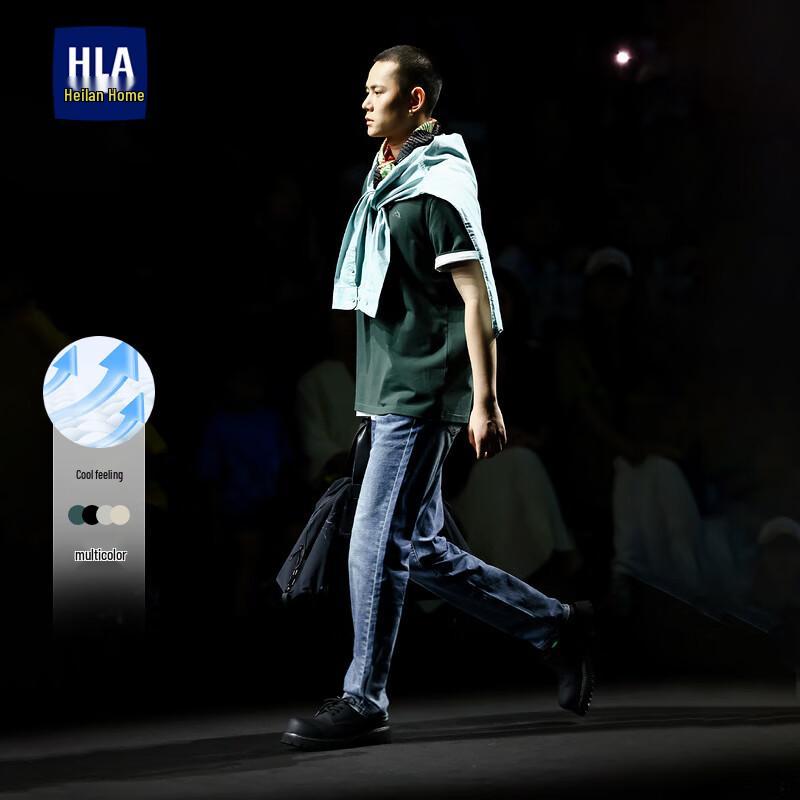 HLA Men s Short Sleeve Polo Shirt M