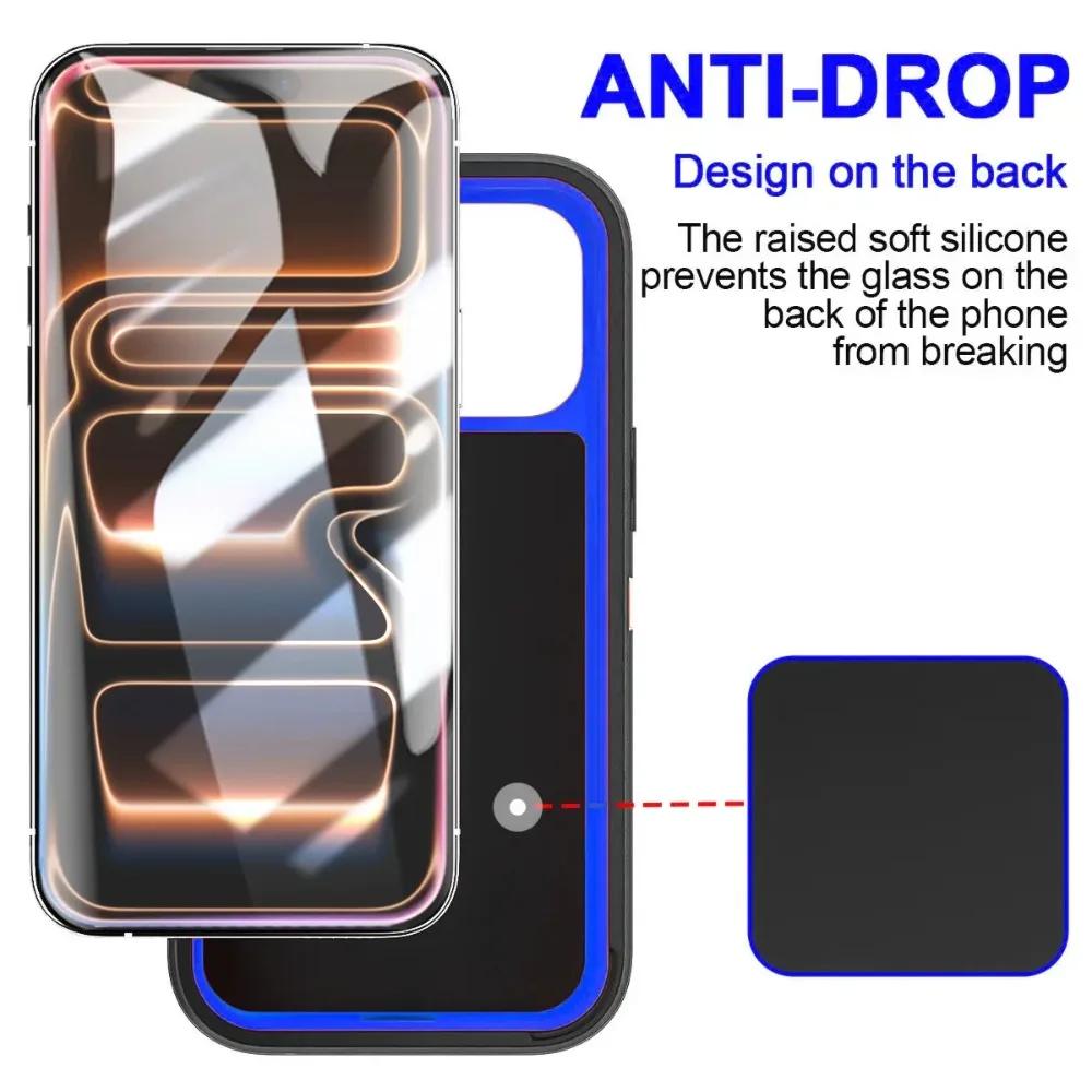Military Defender Shockproof Armor Phone Case For IPhone Air 17 16 Pro Max 15 14 Plus 13 12 11 Smooth-Touch Ott PC+TPU Box Non-slip Protect Cover Clip