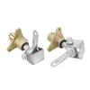1 Pair 14mm 3 Stud Front Wheel Hubs Steering Spindle Steel Alloy Safe Driving for Drift Trike ATV Quad