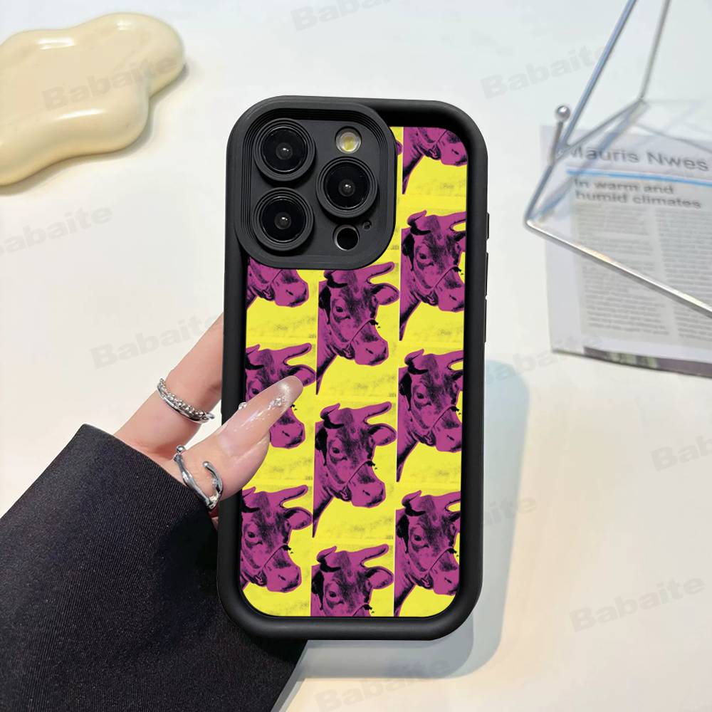 Andy Warhol Art Phone Case For IPhone 17 16 15 14 13 12 11 Pro Max Mini Plus Soft TPU Back Cover