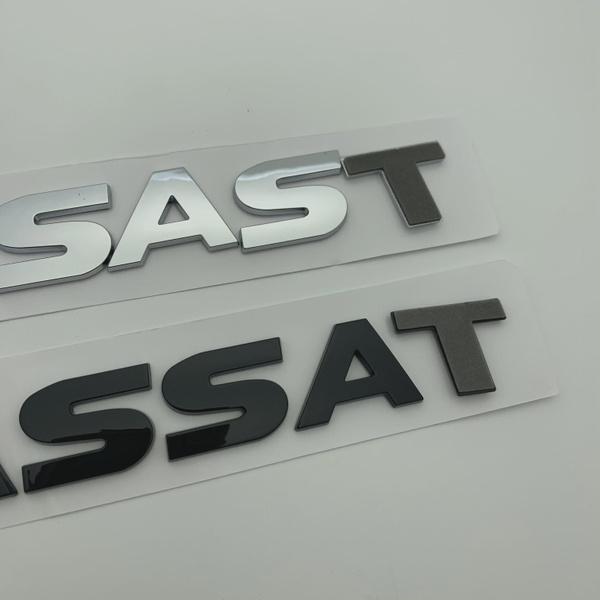 1pcs High Quality 3D ABS Letters Emblem Decoration Rear Trunk Stickers For Passat B5 B5.5 B6 B7 B8 Car Styling Auto Accessories