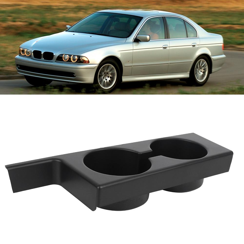 Cup Holder Drinking Stand Support Car Accessory Fit for 5 Series E39 530i 540i 528i 525i M5 1999‑2003Black