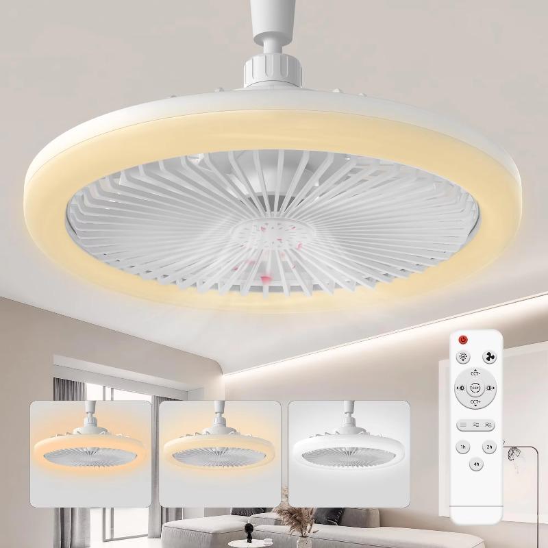Modern Ceiling Fan Light Bedroom Invisible Ceiling Fan Light Fan Integrated Light Indoor Decoration Lighting Air Supply