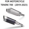 Stainless Steel Mid-Pipe Exhaust for TENERE 700 Motorcycle