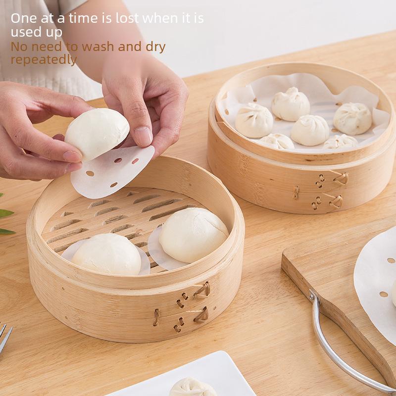 Non-stick ångkokspapper för bullar och snacks