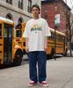 MODERMENT Real Overfit Brazil Short Sleeve T-Shirt [White]