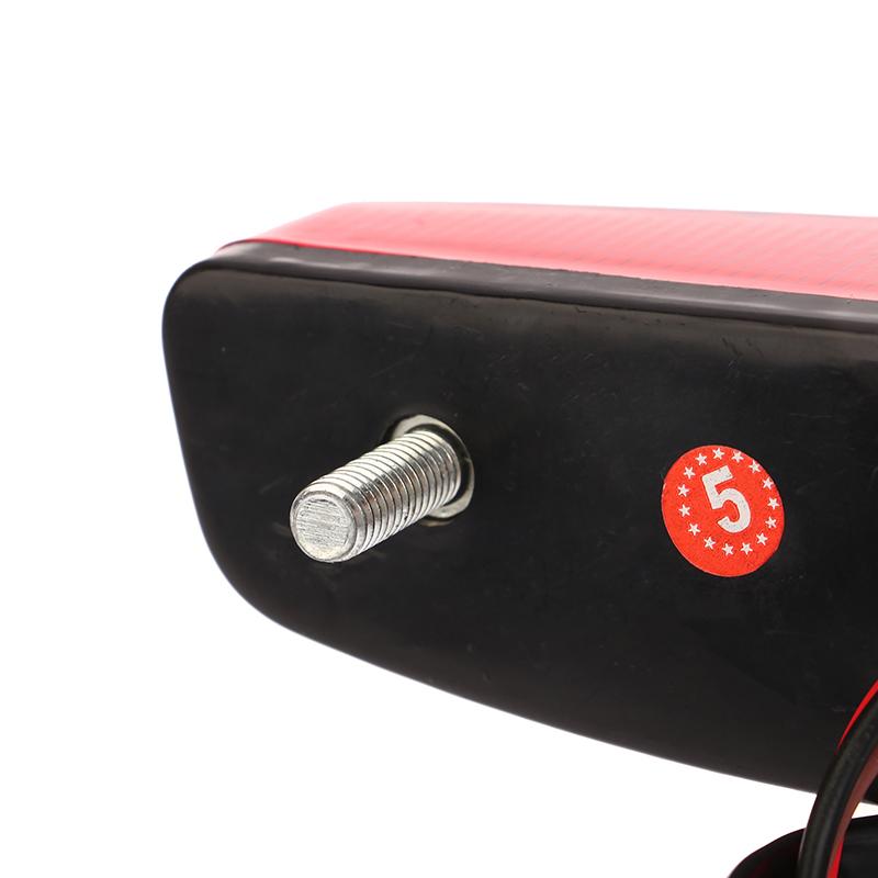 Led 3Wire 12V Brake Stop Light License Taillight Red For Atv Off-Road Motorcycle Running Tail Light Universal 12V Red