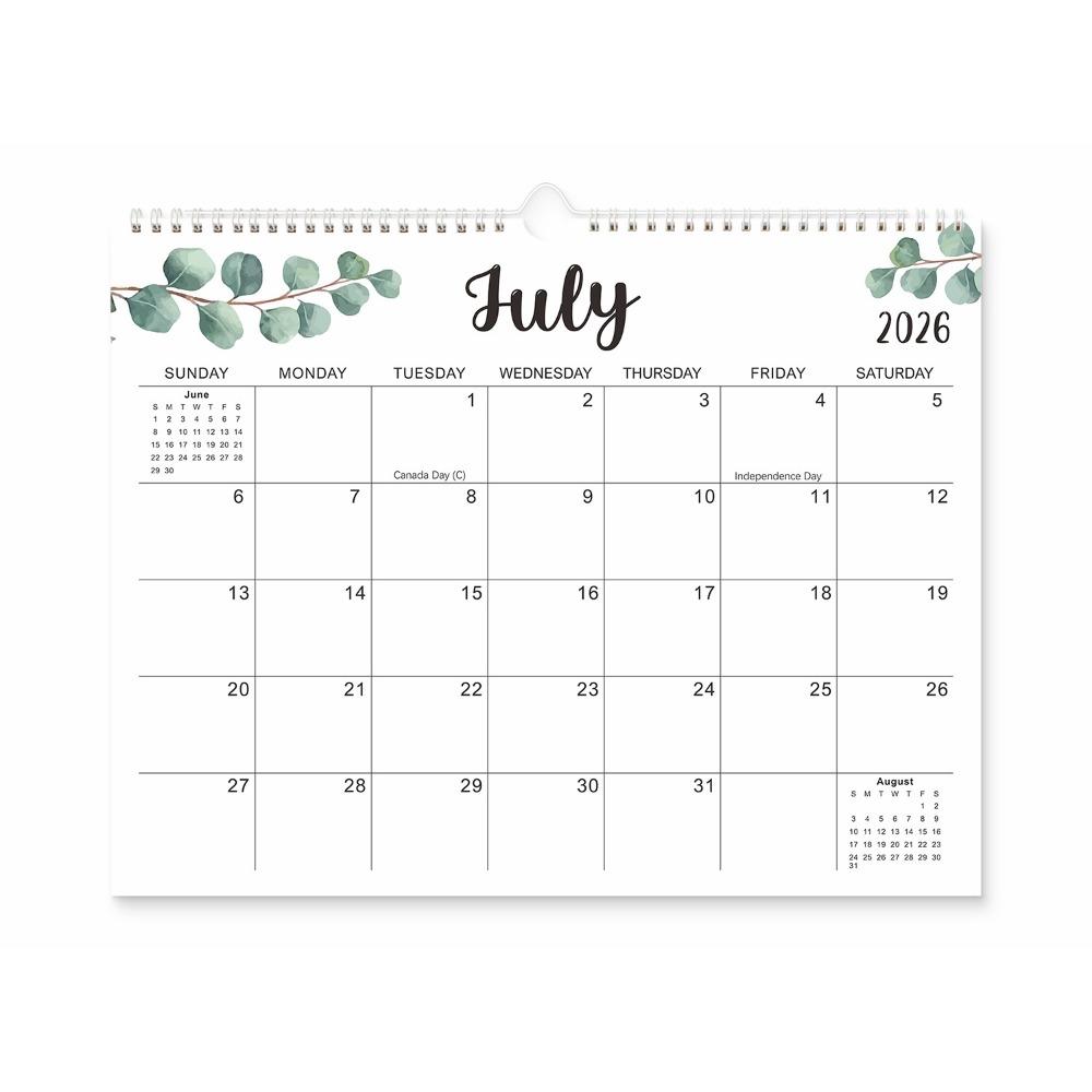 Coil Binding INS Coil Calendar Square English Calendar Wall Calendar Work Planning
