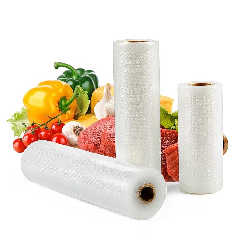 1 Roll Thicker Kitchen Vacuum Sealing Bags Reusable Rolls Fresh-keeping Food Saver Refrigerator Storage Bag Packages for Freezing