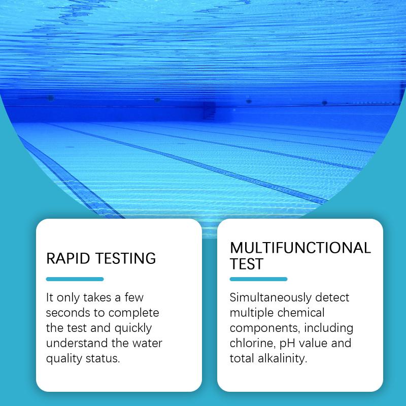 50Pcs 3 In 1 Pool Test Strips For Maintaining Water Quality High Accuracy Pools Testing Paper Swimming Pool Tester C5Ad