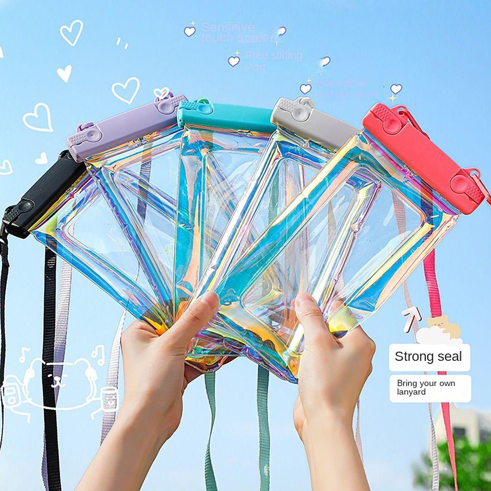 Touchscreen Waterproof Phone Case Shockproof Phone Cover Durable Drifting Phone Bag  Swim