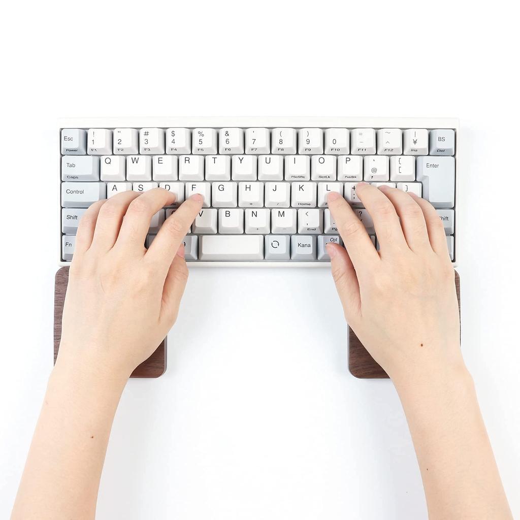 Side3 Separate Type Natural Wood Palm Rest Separate Wooden Wrist Rest Fatigue Relief Walnut Wood