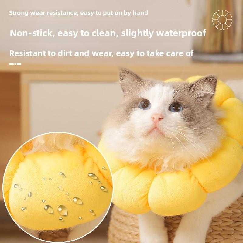 Pet Recovery Collar for Cats and Dogs Soft Adjustable Anti-Bite Anti-Scratch Elizabethan Collar after Surgery