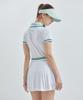 CHUCUCHU Cooling Wing Collar Short Sleeve Top (White) Cbfss-Ts005W