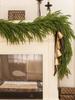 180CM 6FT Artificial Plants Norfolk Pine Garlands Real Touch Winter Pine Green Garland Wall Indoor Outdoor Christmas Decoration