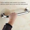 Indoor/Outdoor Auxiliary Handle 304 Stainless Steel Bathroom Safety Grab Bar Bathtub Support Safety Grab Bar Kitchen Bedroom