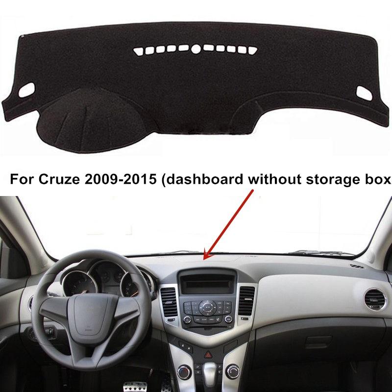 For Chevrolet CRUZE 2009 2010 2011 2012 2013 2014 2015 Car Accessories Dashboard Cover Dash Mat Anti-UV Sun Shade Carpet Cushion Black(Black Edge)
