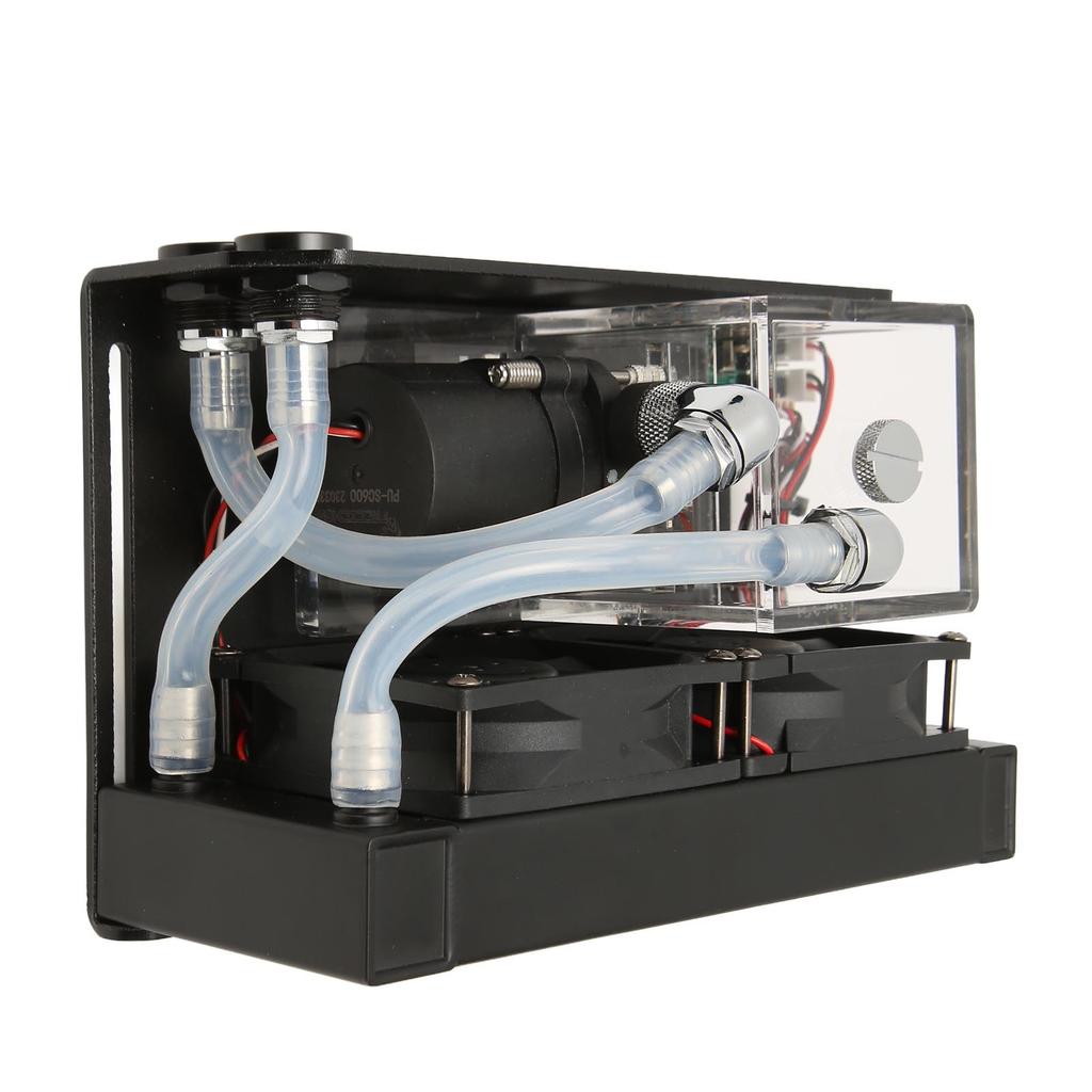 Water Cooling Pump 12V 10W 300ML Water Tank 80mm 4000RPM Fan Water Cooling Tank for Industry