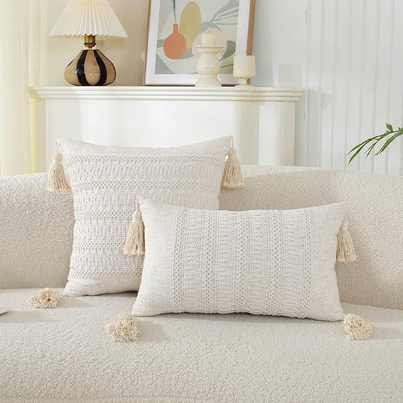 

Американская многоцветная жаккардовая наволочка для диванной подушки, кровати, стула и автомобиля 30x50CM (With Insert)