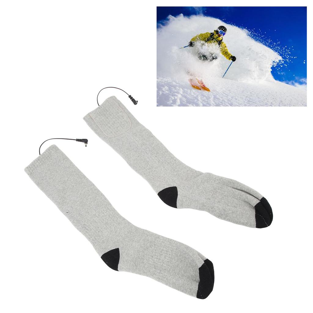 Electric Hting Socks Winter Thicken Cotton Cold   Warm USB Plug in Electric Socks for Men Women