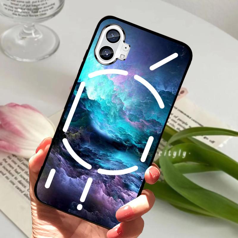 Hülle Für Nothing Phone 1 Hülle Stoßfest Schwarzer Bumper Rückseite Handyhülle Für Nothing Phone 2 Eins zwei Hülle Funda Nothingphone2