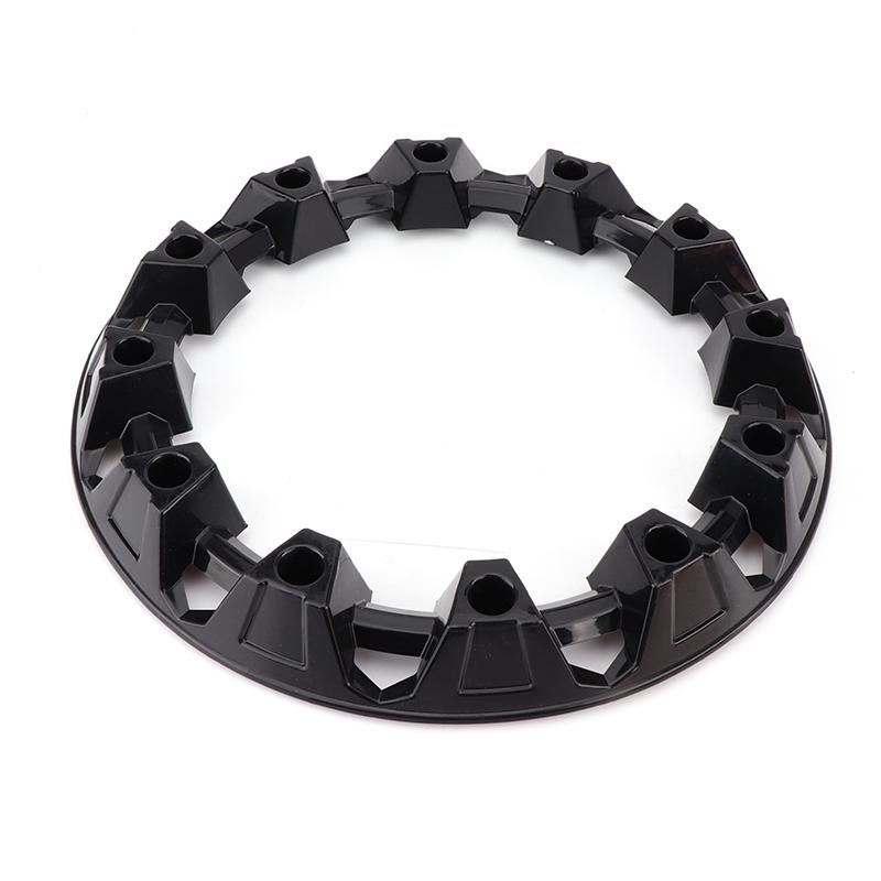 4 Pack 10 Inch Wheels ATV Wheel Trim Rim Caps Hub Protectors Universal Vehicle All Terrain Wheel Plastic Cover Accessories