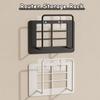 Hot Selling Versatile Wall-Mounted Router & Set-Top Box Holder - No-Drill Multi-Purpose Storage Shelf With Practical Hooks