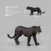 Pvc Solid Wildlife Park Black Panther Child Simulation Animal Model Ornament Static Doll